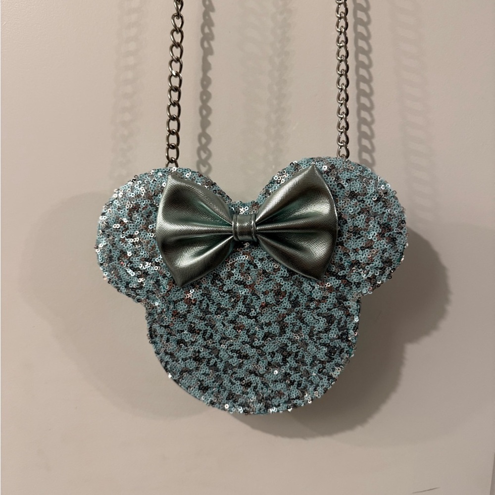 Loungefly Blue Sequin Crossbody Bag